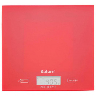 Фото 1 - Весы кухонные Saturn ST-KS7810 Red