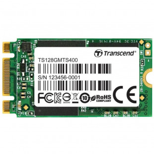 Фото 1 - SSD-накопитель Transcend M.2 2242 128GB (TS128GMTS400S)