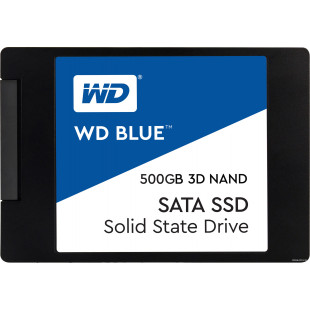 Фото 1 - SSD-накопитель WD Blue 3D Nand SSD 500GB (WDS500G2B0A)