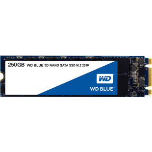 Фото 1 - SSD-накопитель WD Blue 3D Nand SSD M.2 250GB (WDS250G2B0B)