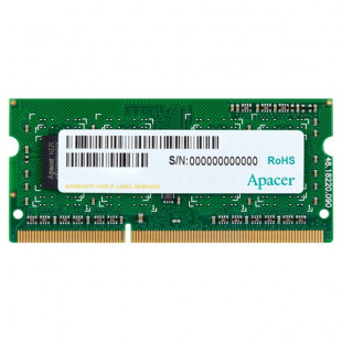 Фото 1 - Оперативная память Apacer 8 GB SO-DIMM DDR3L 1600 MHz (DV.08G2K.KAM)