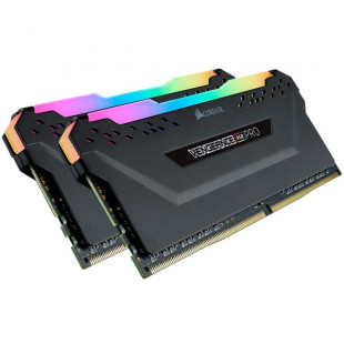 Фото 1 - Оперативная память Corsair 16 GB (2x8GB) DDR4 3000 MHz Vengeance RGB Pro Black (CMW16GX4M2C3000C15)