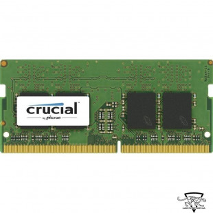 Фото 1 - Оперативная память Crucial 8 GB SO-DIMM DDR4 2400 MHz (CT8G4SFS824A)