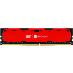 Фото 1 - Оперативная память GOODRAM 8 GB DDR4 2400 MHz Iridium Red (IR-R2400D464L15S/8G)