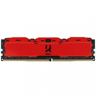 Фото 1 - Оперативная память GOODRAM 8 GB DDR4 3000 MHz Iridium X Red (IR-XR3000D464L16S/8G)