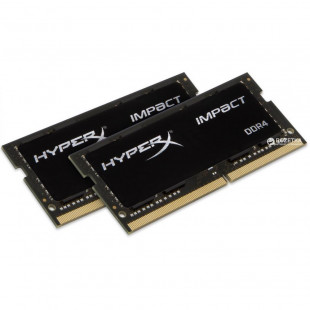 Фото 1 - Оперативная память Kingston 32 GB (2x16GB) SO-DIMM DDR4 2666 MHz HyperX Impact (HX426S15IB2K2/32)