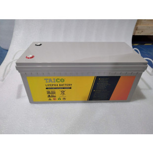Фото 1 - Акумулятор TAICO LiFePO4 12V 200 Ah (200A) 2.56 KWh Bluetooth BMS